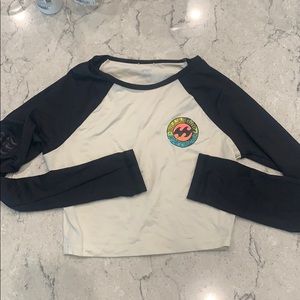 billabong crop rashguard